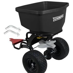 Black Tow-Behind Spreader